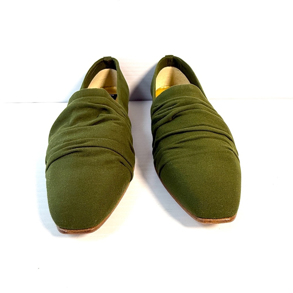 Kenneth Cole Olive Green Slip-On Shoes - Picture 2 of 11
